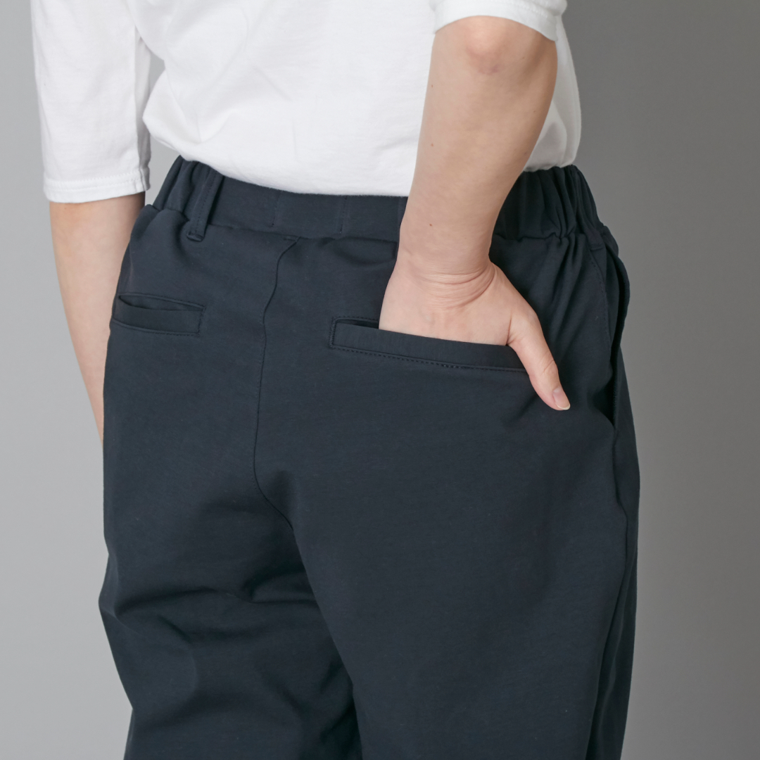 WESTWOOD OUTFITTERS/きれいめポンチのタックテーパードパンツ